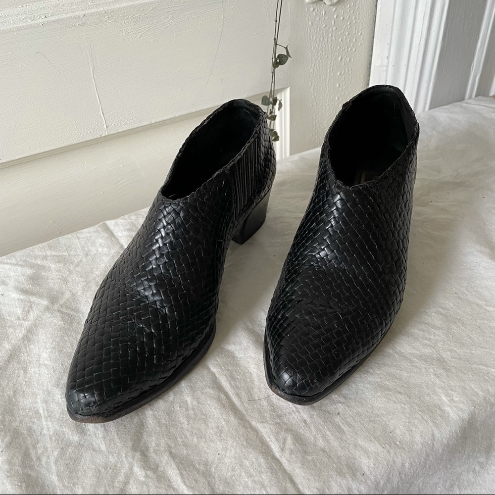 Cole Haan Woven Leather Shoes